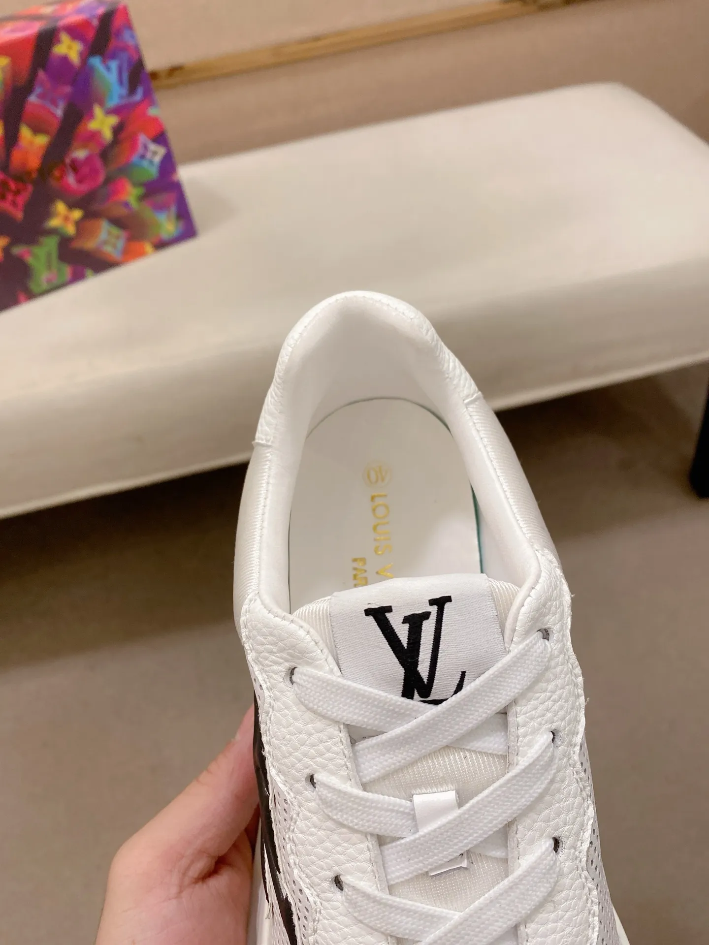 Men's shoes: 442💰🎉🎉LV~Louis Vuitton trendy men's shoes, new shipments, latest matching, the same style as the official website, super high quality, hot sales of the season [strong][strong][strong]Selected first-layer cowhide, comfortable sheepskin lining, original last, comfortable on the foot, wear-resistant rubber outsole, size: 38-44.